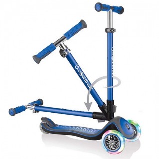 GLOBBER Scooter Elite Deluxe Işıklı Lacivert