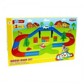 PİLSAN Köprülü Arabalı Yol Seti 35 Parça