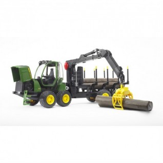 BRUDER John Deere 1210E Kütük Yükleme Ve Nakliye Aracı