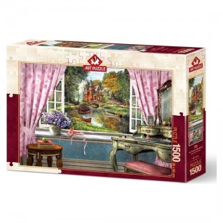 ART PUZZLE Penceremdeki Şato