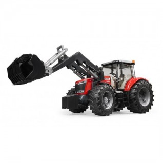 BRUDER Massey Ferguson 7624 Kepçeli Traktör