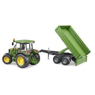 BRUDER John Deere 5115M Traktör Ve Römork