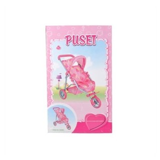 KİNG TOYS 3 Tekerli Tenteli Oyuncak Puset