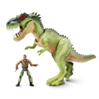 SUNMAN Oyun set Jurassic Clash Dinozor 47cm Ses/Işık