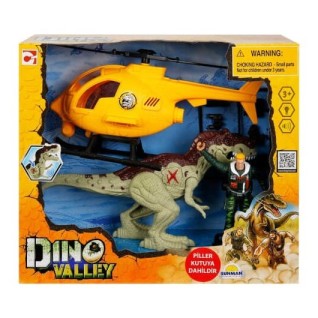 SUNMAN Chap Mei Sesli ve Işıklı Dino Valley Helikopter Oyun Seti