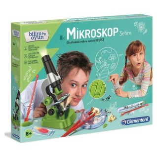 CLEMENTONİ Bilim Seti Ilk Mikroskop Setim