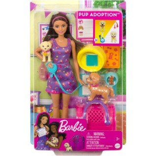 MATTEL Barbie Ve Köpekçikleri Oyun Seti