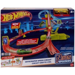 MATTEL Hot Wheels Neon Yarışlar Çoklu Yarış Heyecanı Pist Seti