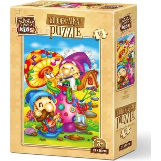 ART PUZZLE Kids Şarkıcı Elfler 16 Parça Ahşap Puzzle