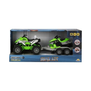 SUNMAN Maxx Wheels Süper Atv Sesli ve Işıklı Sürtmeli Araçlar