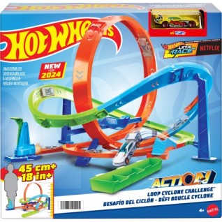 MATTEL Hot Wheels Bumerang Çemberli Yarış Pisti