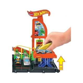 MATTEL Hot Wheels Elektrikli Araç Şarj Istasyonu Oyun Seti