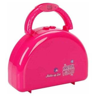 SUNMAN Pretty Pinky 3 Katlı Pembe Çantalı Makyaj Seti