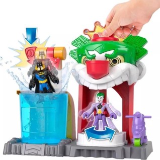 MATTEL Imaginext DC Super Friends Renk Değiştirme Aksiyonlu Joker Eğlence Evi Oyun Seti
