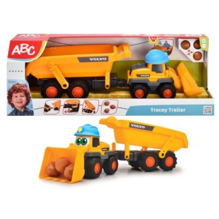 DİCKİE TOYS Volvo Römorklu Lastikli Yükleyici Abc Tracey