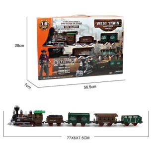 CANDA OYUNCAK Pilli Tren Seti 16 Parça