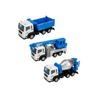 SUNMAN 1:55 Maxx Wheels Çek Bırak 3'lü Inşaat Araçları