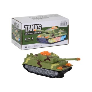 CANDA OYUNCAK Pilli Işıklı Sesli Çarp Dön Oyuncak Tank