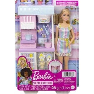 MATTEL Barbie Dondurma Dükkanı Oyun Seti