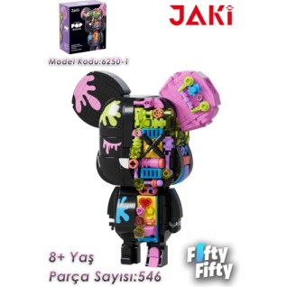 SEHER Jaki Maker Pop Mıknatıs Ayı Siyah 546 Parça