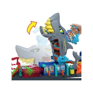 MATTEL Hot Wheels Muhteşem Köpek Balığı Araba Yıkama Oyun Seti