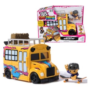 GİOCHİ PREZİOSİ Tech Deck Sk8 Crew 2'si 1 Arada Dönüşen Ultra Sk8 Otobüs