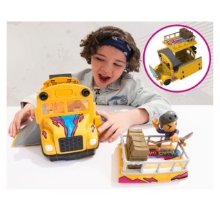 GİOCHİ PREZİOSİ Tech Deck Sk8 Crew 2'si 1 Arada Dönüşen Ultra Sk8 Otobüs