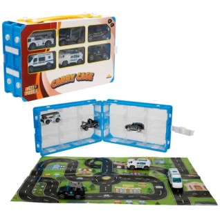 SUNMAN Maxx Wheels Taşıma Çantalı Şehir Araçları Oyun Seti