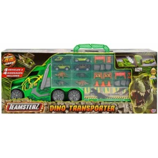 SUNMAN Teamsterz Dino Transporter 4 Araçlı ve 4 Dinozorlu Oyun Seti