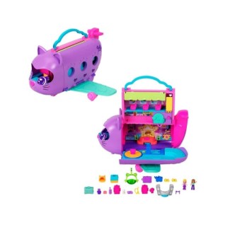 MATTEL Polly Pocket Minik Kedi Hava Yolları Oyun Seti