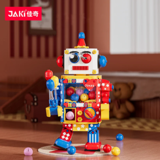 SEHER Jakı Yapı  Blokları Gashapon Robot 638 Parça Kırmızı