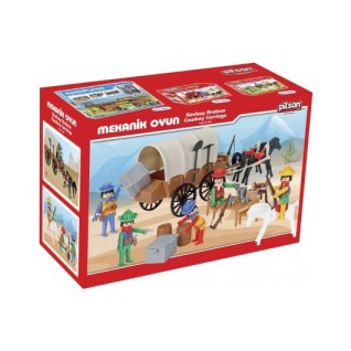 PİLSAN Kovboy Arabası Mini Mekanik Serisi:3