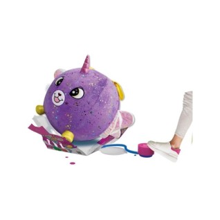 SUNMAN Biggies Şişme Pelüş Mor Köpek Xxl Shiny Corns