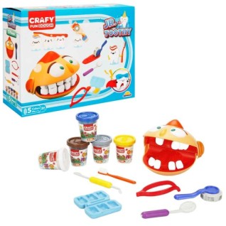 SUNMAN Crafy Jr. Toothy Oyun Hamuru Seti 12 Parça