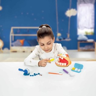 SUNMAN Crafy Jr. Toothy Oyun Hamuru Seti 12 Parça