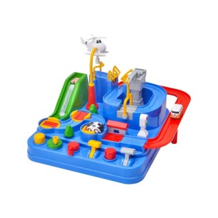 CANDA OYUNCAK 4 Arabalı Macera Araba Platformu Oyuncak Pist Parkur Car Adventure Oyuncak Seti