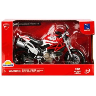 SUNMAN Ducati Monster Model Motor 1/12
