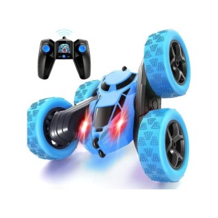 SEHER Uzaktan Kumandalı Takla Atan Araba 360 Derece Döner Full Fonksiyonlu Araba Mavi
