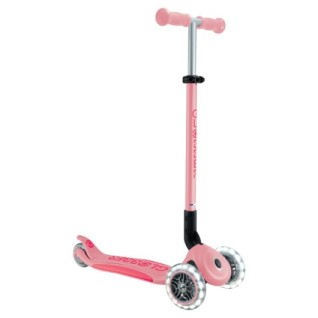 GLOBBER Elite Deluxe Işıklı Scooter - Pastel Pembe