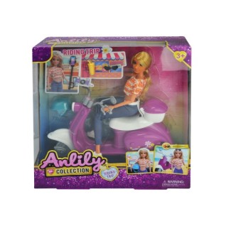 SEHER Anlily Motosikletli Bebek Mor