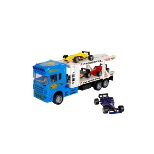SUNMAN 1:32 Maxx Wheels 2 Katlı Transporter 4 Araçlı Tır 32 Cm