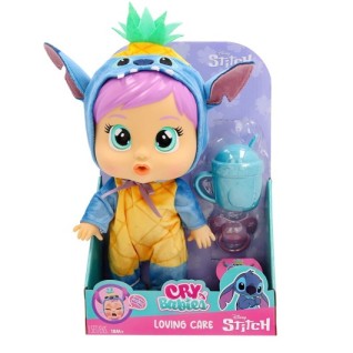 GİOCHİ PREZİOSİ Cry Babies Love and Care Stitch Kostümlü Bebek