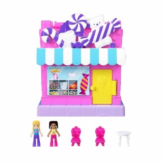 MATTEL Polly Pocket Pollyville Şeker Dükkanı Oyun Seti