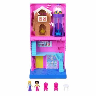 MATTEL Polly Pocket Pollyville Şeker Dükkanı Oyun Seti