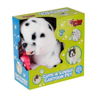 VARDEM Yürüyen Tasmalı Peluş Köpek