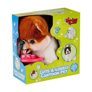 VARDEM Yürüyen Tasmalı Peluş Köpek