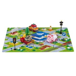 NECO Robocar Poli Gogo City Seri Ambar,Roy,Mark Oyun Seti