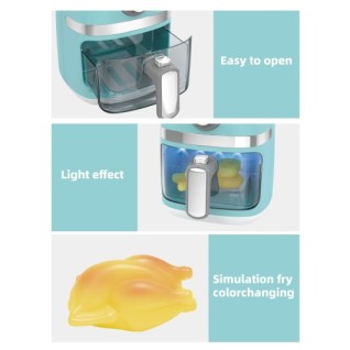 CANDA OYUNCAK Sesli Işıklı Fritöz Mutfak Air Fryer Oyuncak