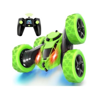 SEHER Uzaktan Kumandalı Takla Atan Araba 360 Derece Döner Full Fonksiyonlu Araba Yeşil