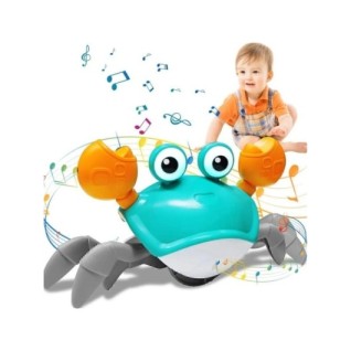 SEHER Emeklemeye Yardımcı Sensörlü Hareketli  Yengeç Pilli Müzikli Oyuncak